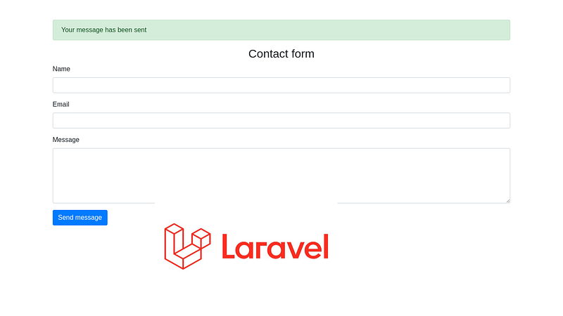 How to build a contact form with Laravel Framework